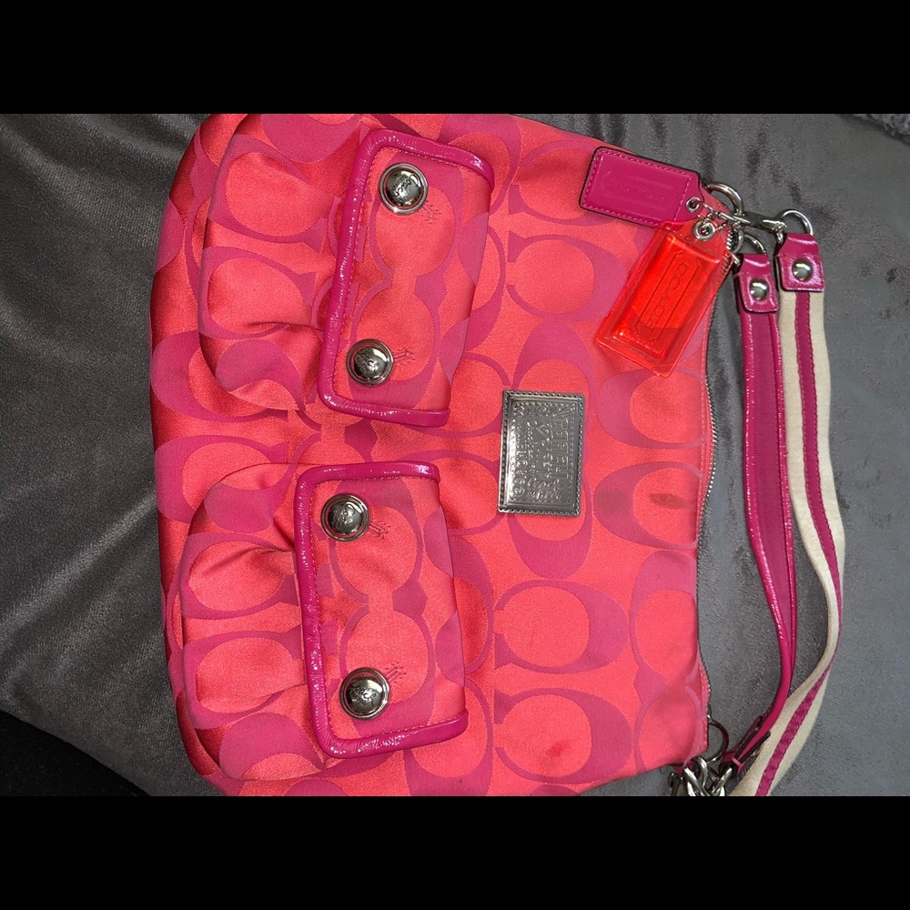 Coach Poppy Shoulder Bag - Authentic